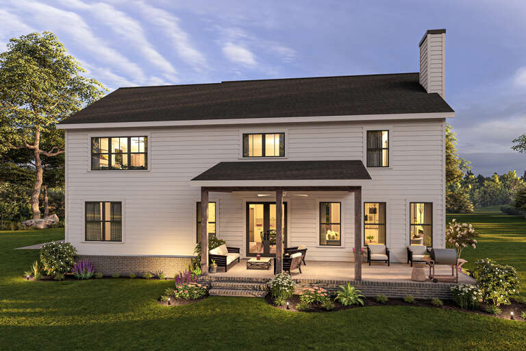 Modern Farmhouse House Plan #009-00311 Elevation Photo