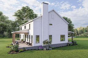 Modern Farmhouse House Plan #009-00311 Elevation Photo