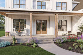 Modern Farmhouse House Plan #009-00311 Elevation Photo