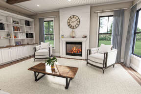 Modern Farmhouse House Plan #009-00311 Additional Photo