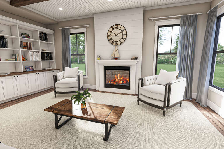 Modern Farmhouse House Plan #009-00311 Additional Photo