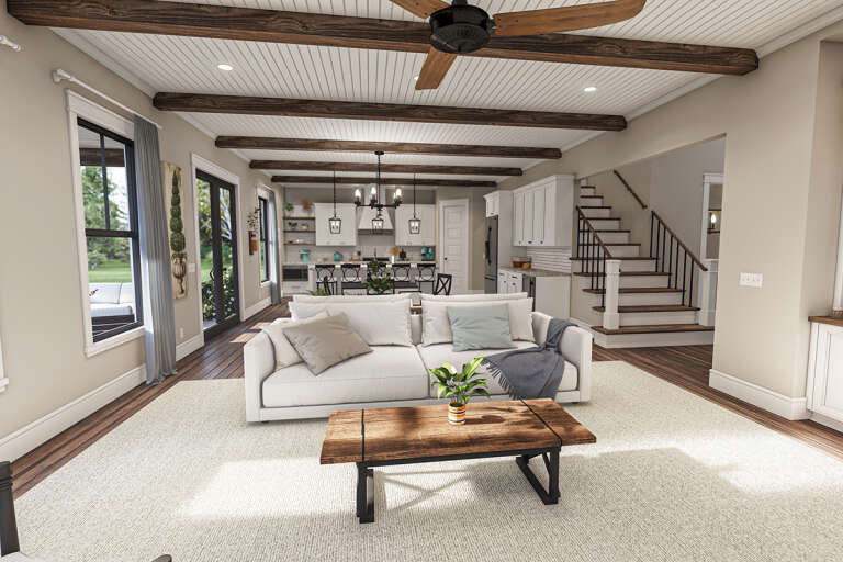 Modern Farmhouse House Plan #009-00311 Additional Photo