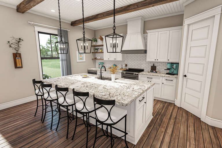 Modern Farmhouse House Plan #009-00311 Additional Photo
