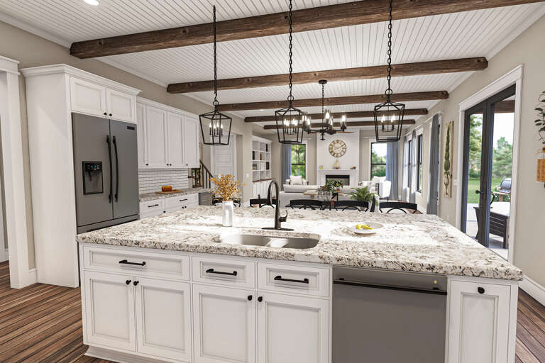 Modern Farmhouse House Plan #009-00311 Additional Photo