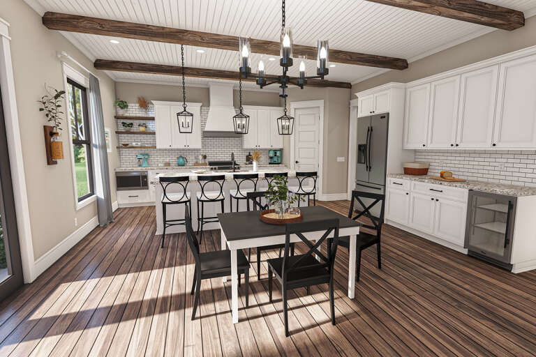 Modern Farmhouse House Plan #009-00311 Additional Photo