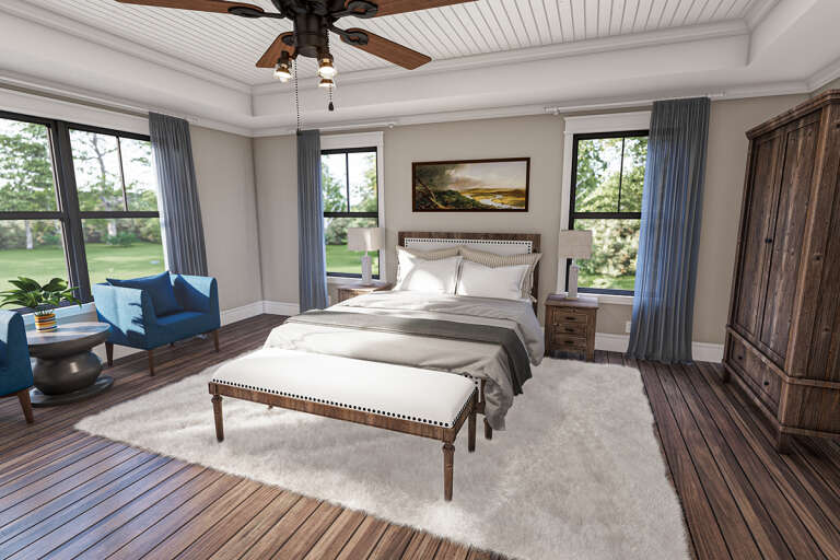 Modern Farmhouse House Plan #009-00311 Additional Photo