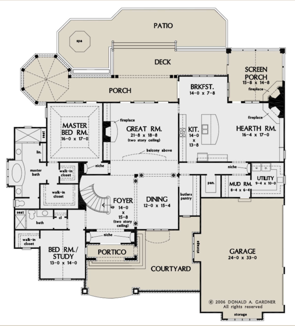 Main Floor  for House Plan #2865-00059