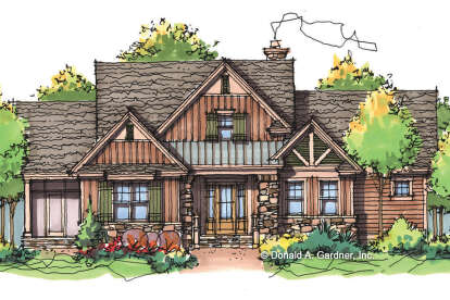 House Plan House Plan #26699 Front Elevation 