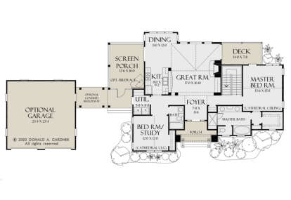 House Plan House Plan #26699 Drawing 1