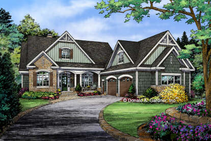 Craftsman House Plan #2865-00061 Elevation Photo