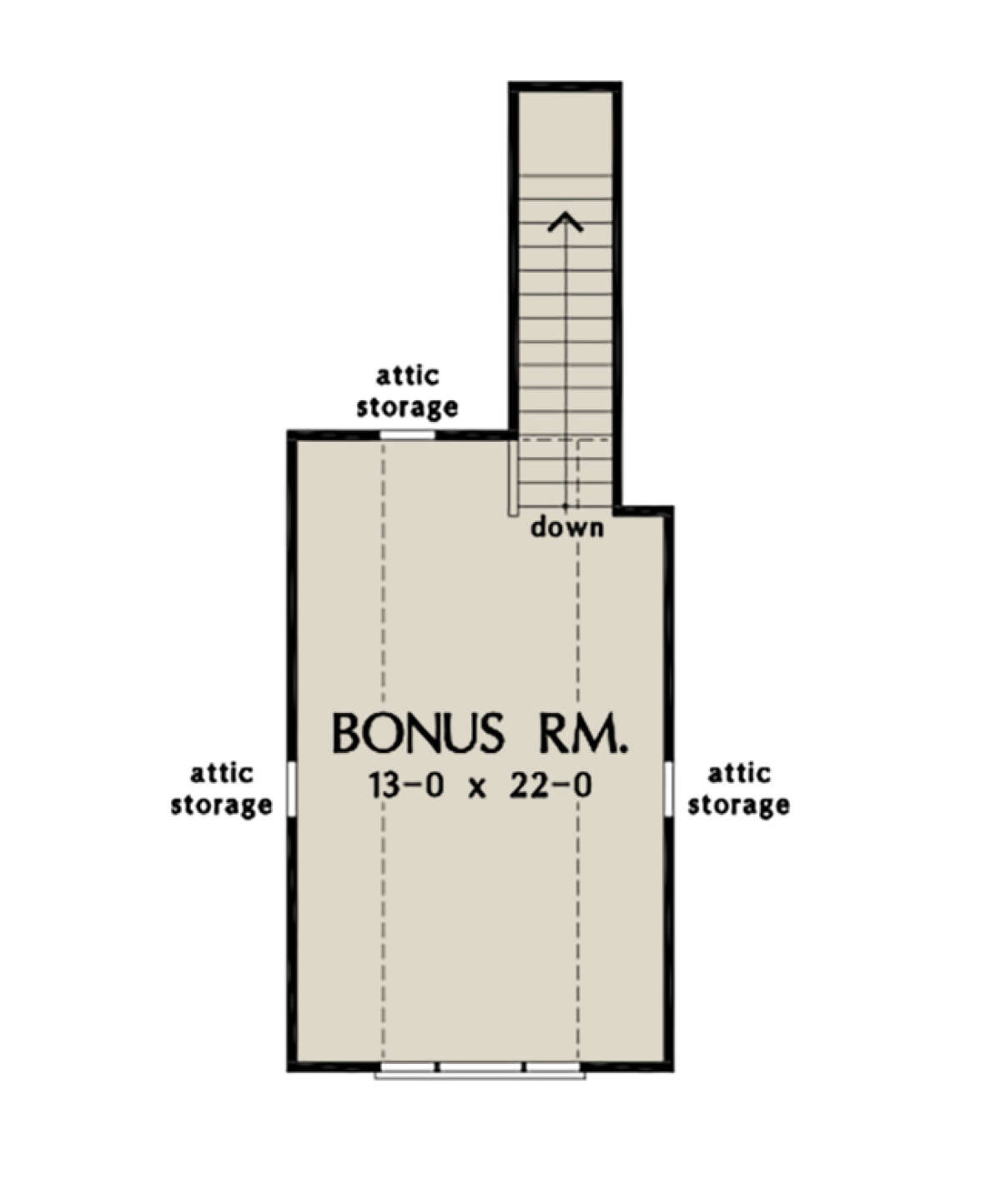 Bonus Room for House Plan #2865-00062