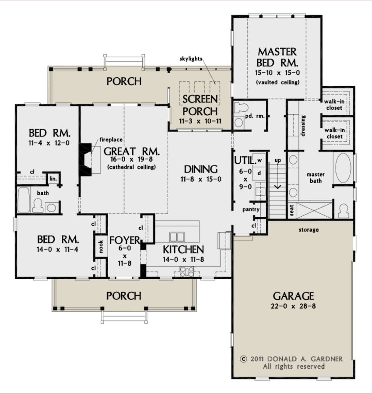 Main Floor  for House Plan #2865-00063