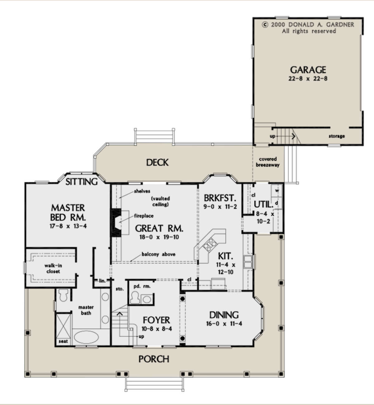 Main Floor  for House Plan #2865-00064