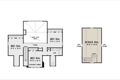 Second Floor for House Plan #2865-00064