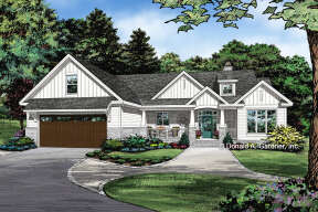 Craftsman House Plan #2865-00066 Elevation Photo