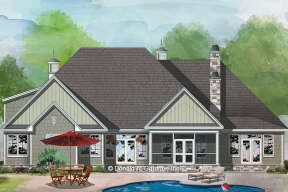 French Country House Plan #2865-00067 Elevation Photo