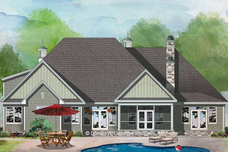 French Country House Plan #2865-00067 Elevation Photo