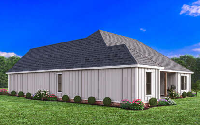 Modern Farmhouse House Plan #4534-00073 Elevation Photo