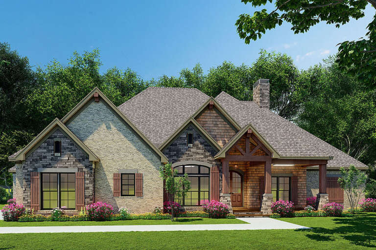 House Plan House Plan #26710 Front Elevation 