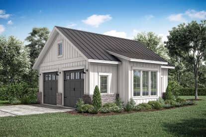 Modern Farmhouse House Plan #041-00269 Elevation Photo