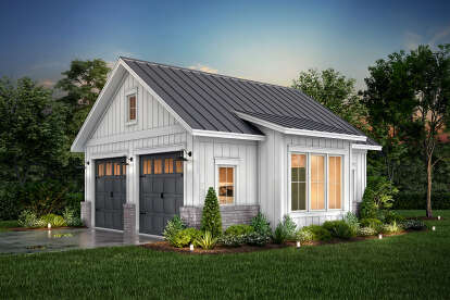 Modern Farmhouse House Plan #041-00269 Elevation Photo