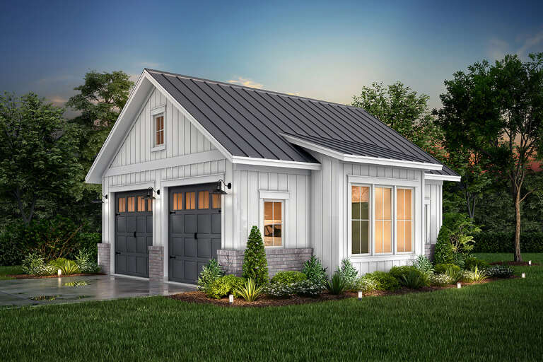 Modern Farmhouse House Plan #041-00269 Elevation Photo