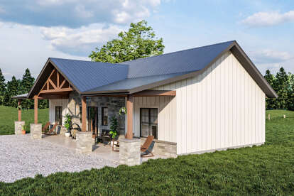 Barn House Plan #963-00644 Elevation Photo