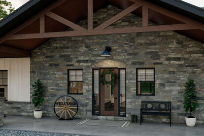Barn House Plan #963-00644 Elevation Photo