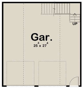 Garage Floor for House Plan #963-00645