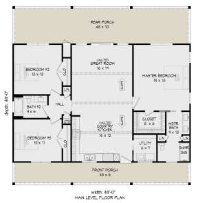 Main Floor  for House Plan #940-00482