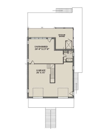 First Floor for House Plan #6849-00119