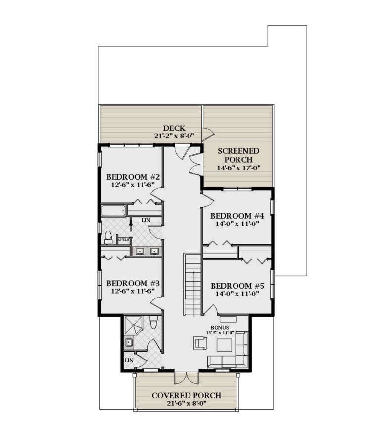 House Plan House Plan #26716 Drawing 3