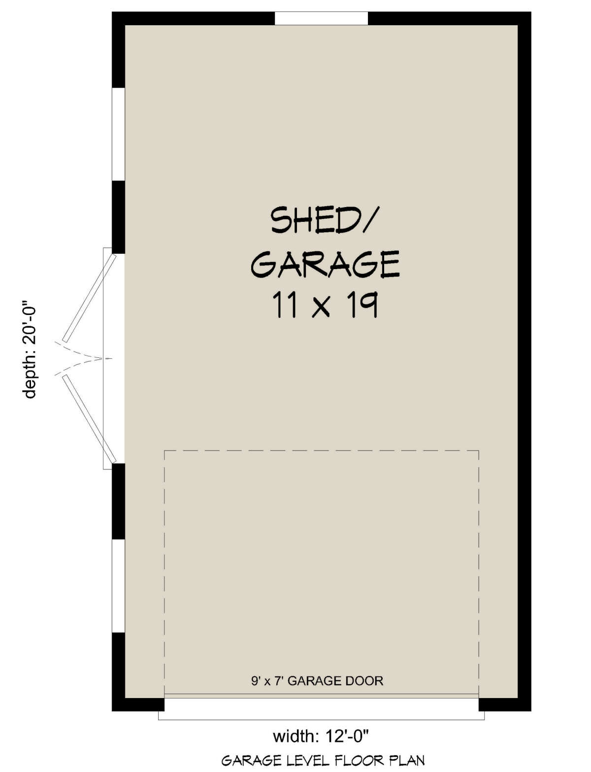 Garage Floor for House Plan #940-00484