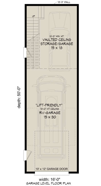 Garage Floor for House Plan #940-00486