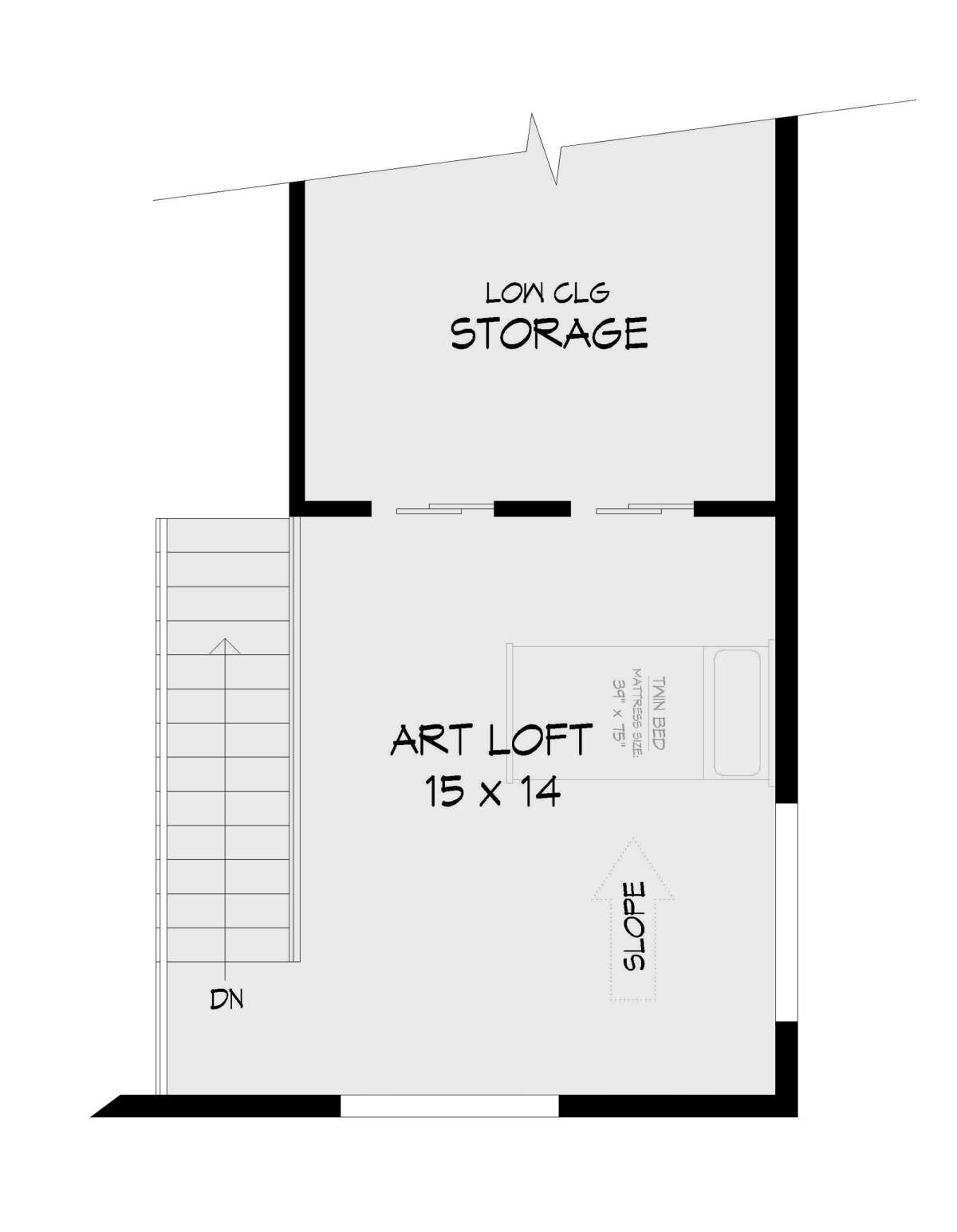 Loft for House Plan #940-00488