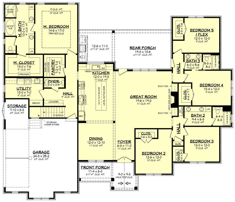 House Plan House Plan #26724 Drawing 1