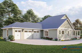 Cottage House Plan #041-00271 Elevation Photo