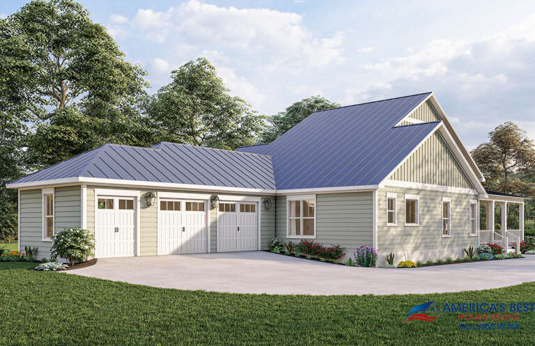 Cottage House Plan #041-00271 Elevation Photo