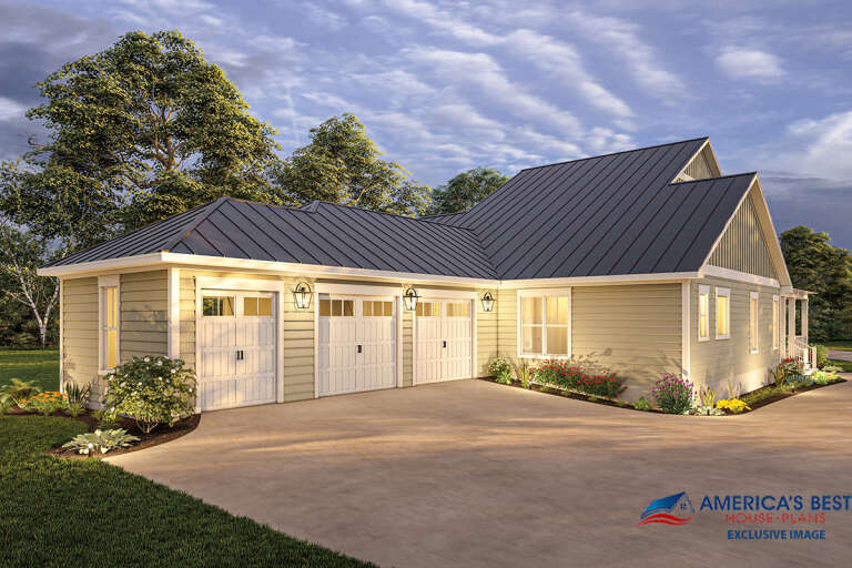 Cottage House Plan #041-00271 Elevation Photo