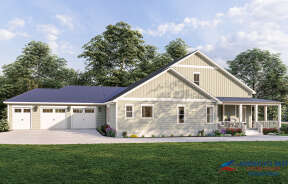 Cottage House Plan #041-00271 Elevation Photo