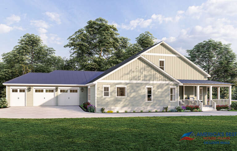 Cottage House Plan #041-00271 Elevation Photo
