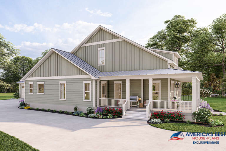 Cottage House Plan #041-00271 Elevation Photo