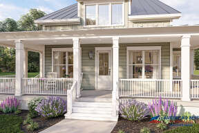 Cottage House Plan #041-00271 Elevation Photo