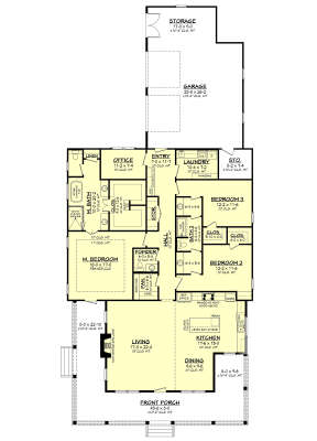 Main Floor  for House Plan #041-00271