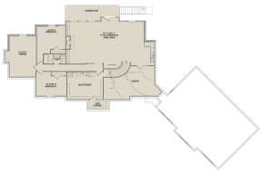 Basement for House Plan #8768-00085