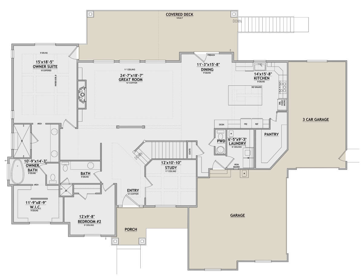 Main Floor  for House Plan #8768-00086