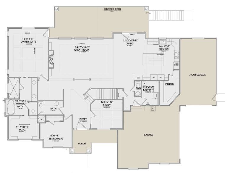 House Plan House Plan #26728 Drawing 1