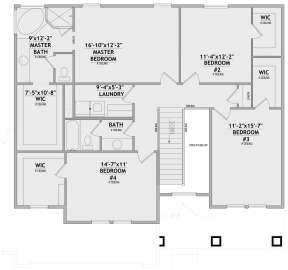 Second Floor for House Plan #8768-00087