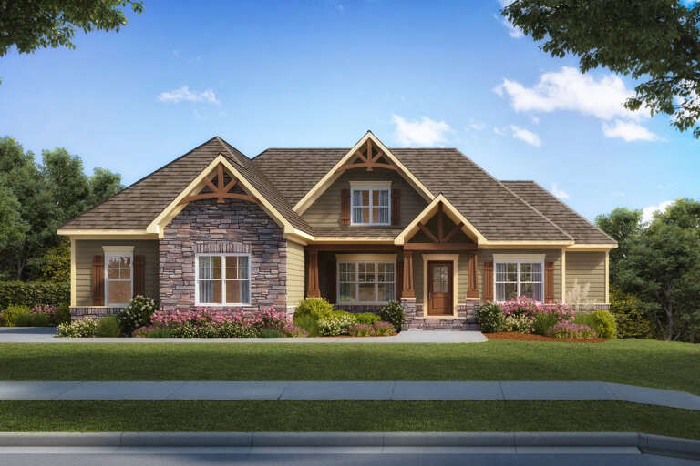 House Plan House Plan #26733 Front Elevation 