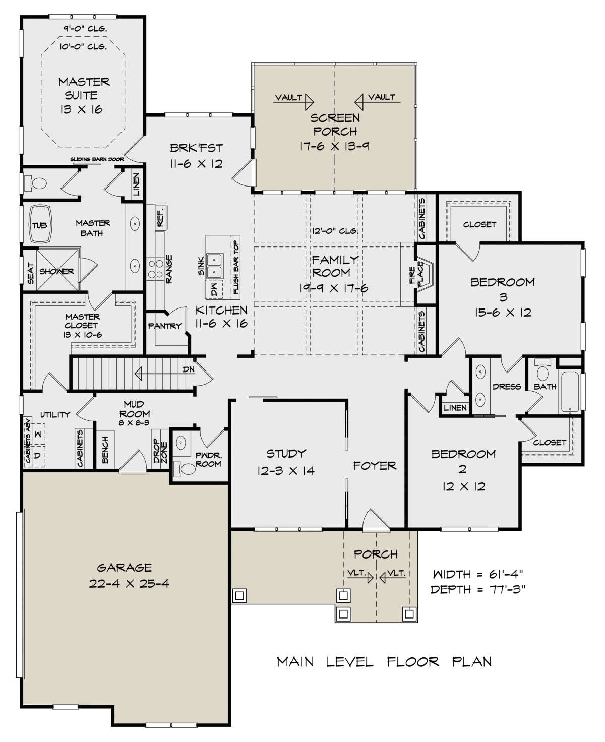 Main Floor  for House Plan #6082-00196